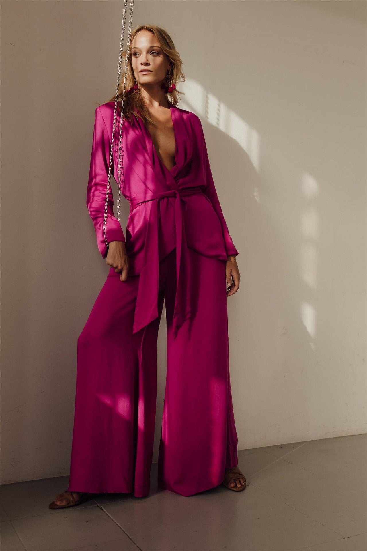 Anissa Blazer Rose Violet