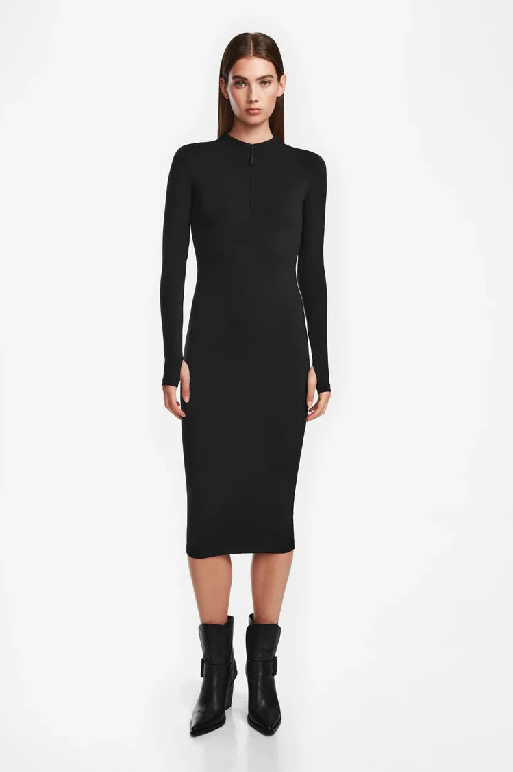 Agnes Long Sleeve Midi Bodycon Dress