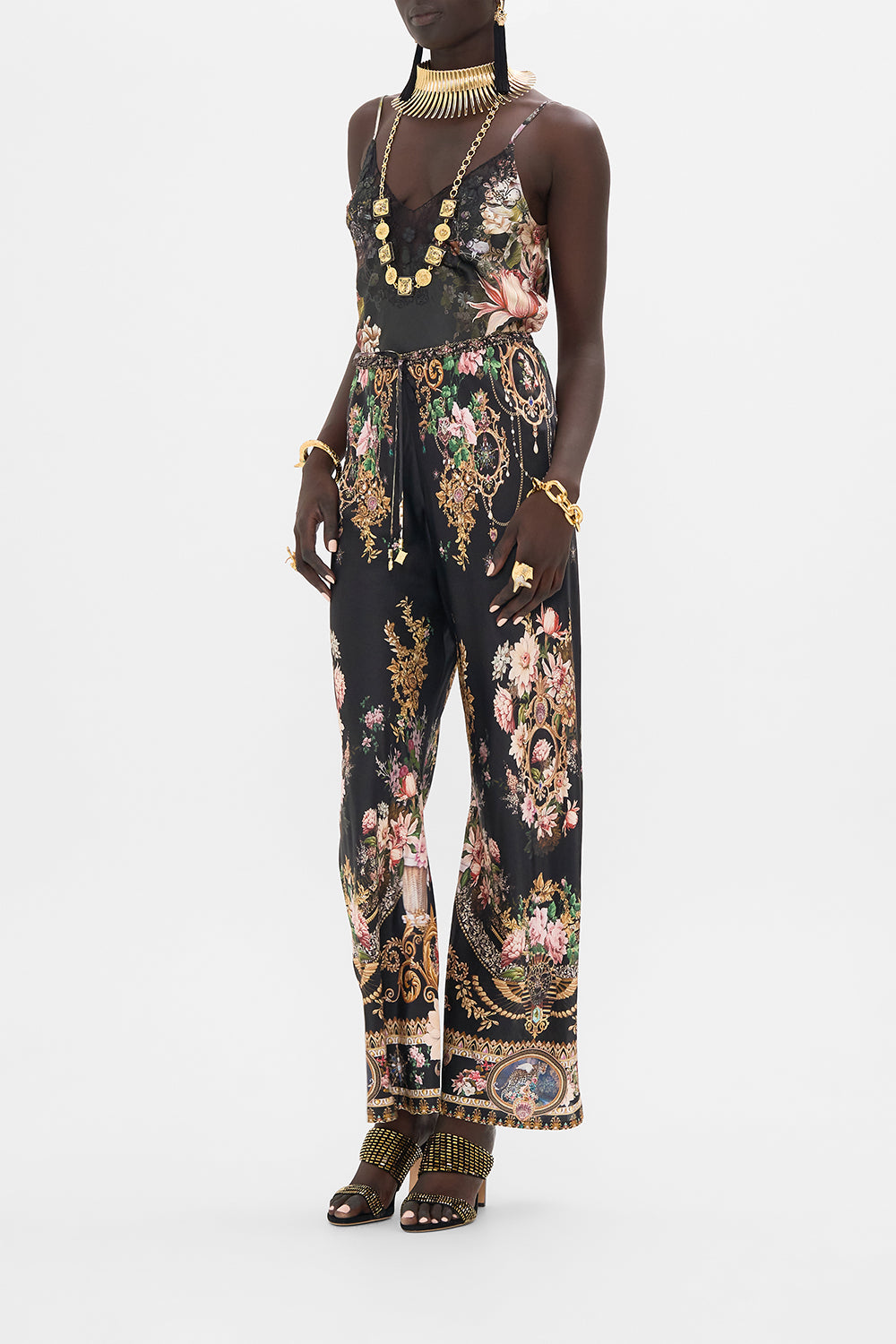 Dynasty Daze: Bias Cut Drawstring Pant