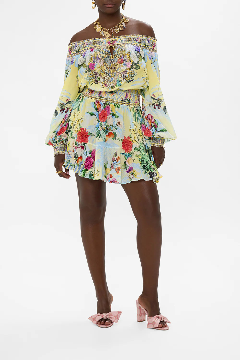 Off Shoulder Short Dress