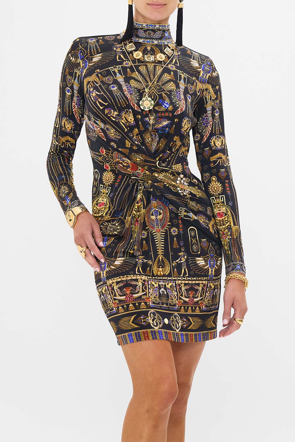 Cartouche Kingdom: Cross Front Mini Dress