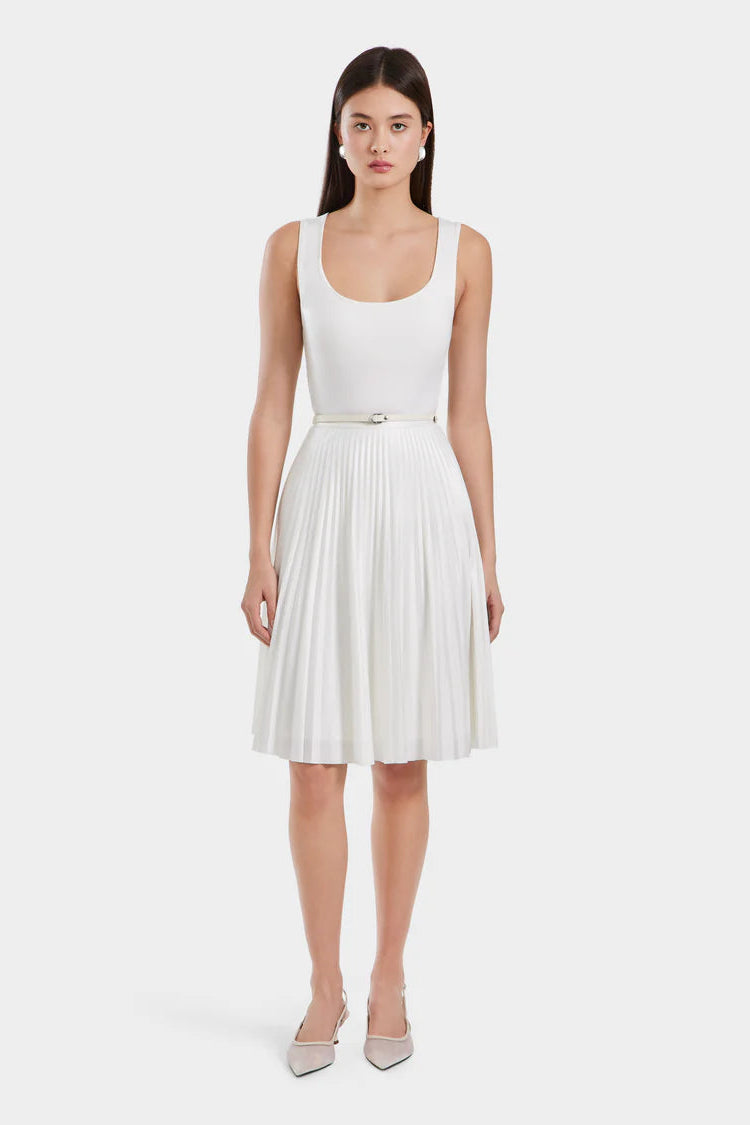 Jane Pleated Midi Skirt