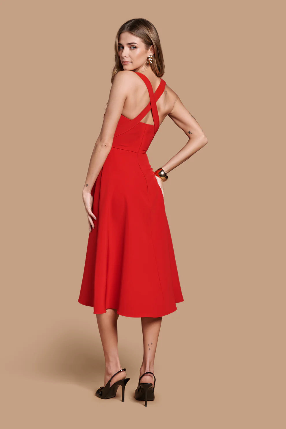 Valentina Dress - Red